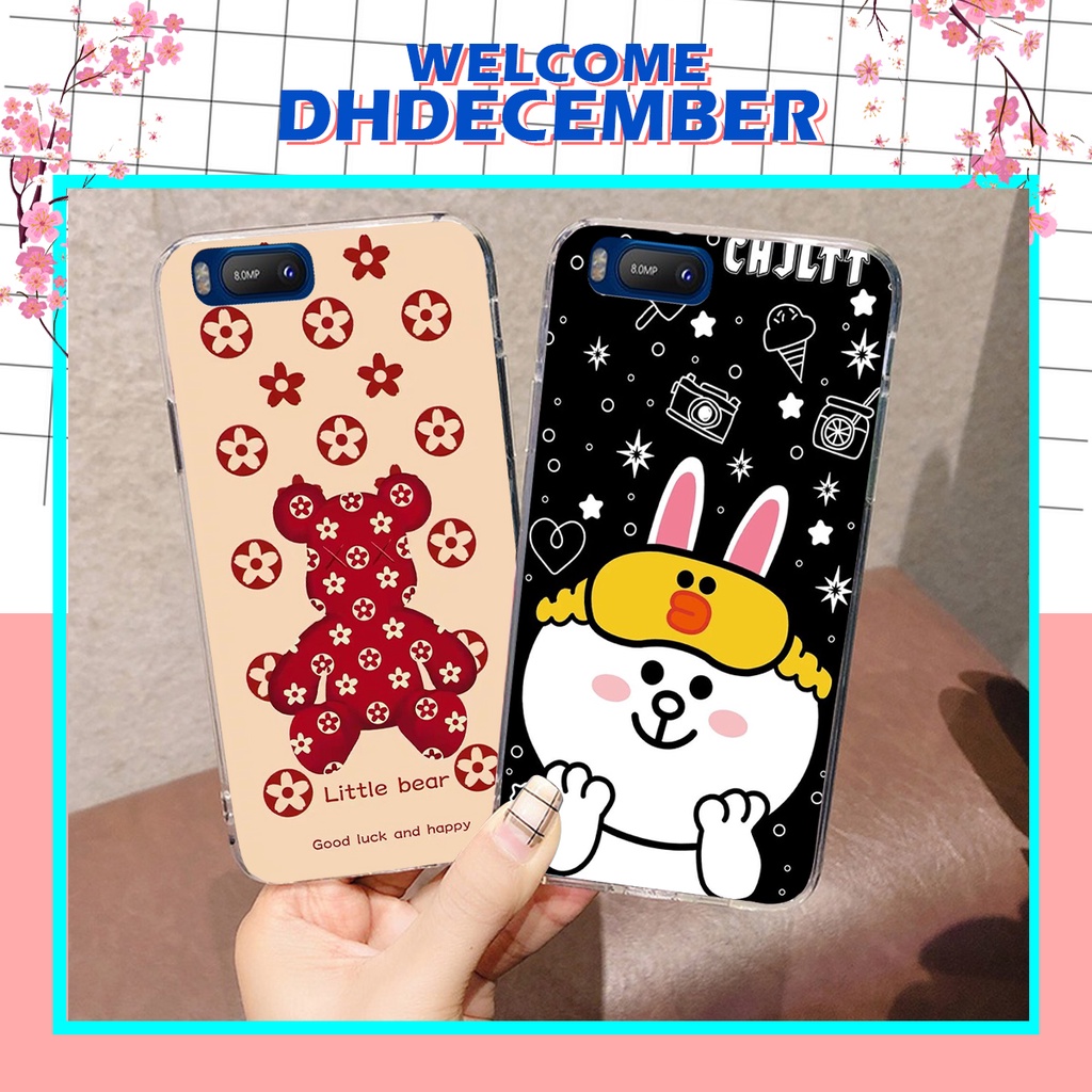 Ốp lưng Vsmart BEE  in hình gấu K@ws, gấu nâu, dor@emon RẺ- ĐẸP- BỀN