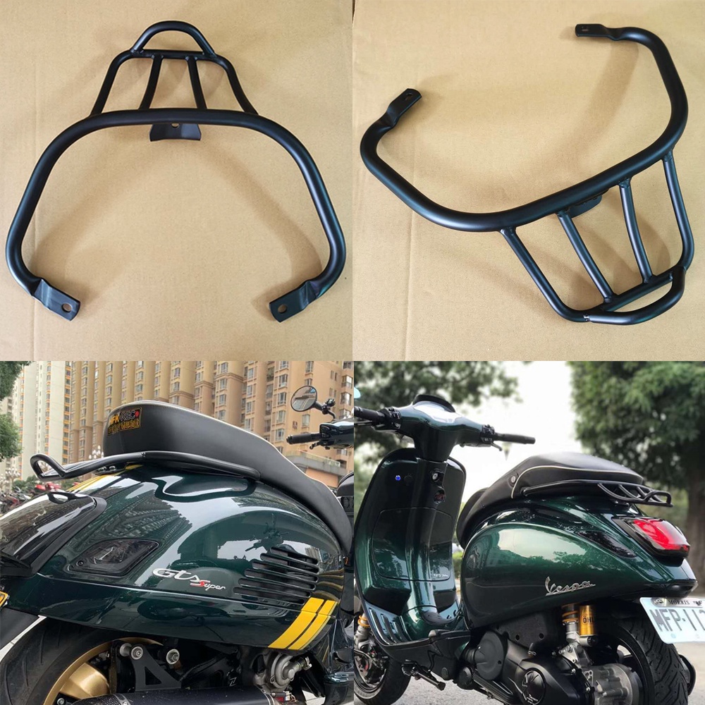 Giá Đỡ Hành Lý Phía Sau Màu Đen Cho Xe Máy VESPA PRIMAVERA SPRINT 150 2013-2021