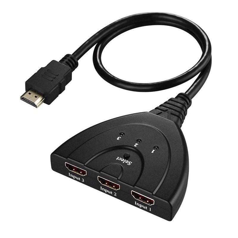 Dây cáp chia 3 cổng HDMI 1.4b 4K * 2K 1080P