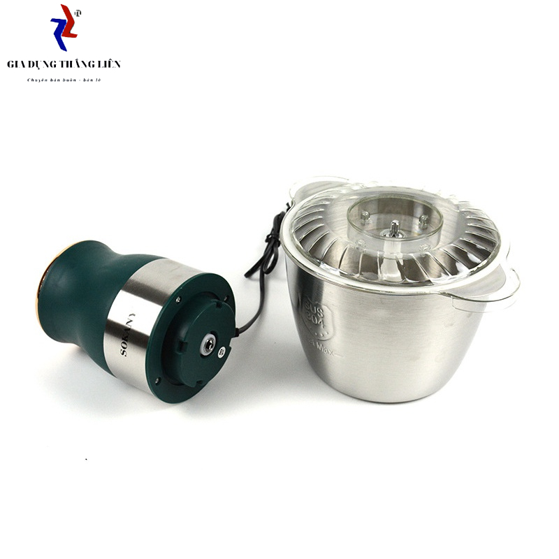 Máy xay thịt , máy xay đa năng Sokany 7013 model 2021  sinh tố hoa quả  cối 3 lít inox 304 công suất 400W