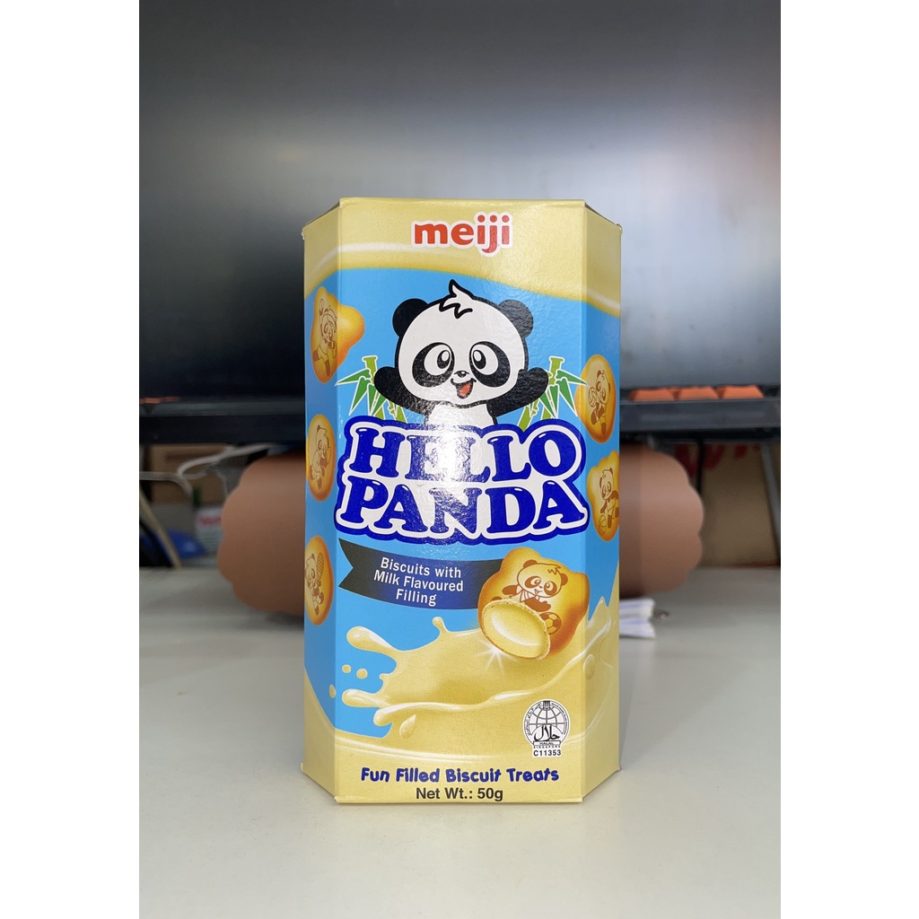 Bánh Gấu Hello Panda Nhân Kem Sữa Meiji (Hộp 50g)