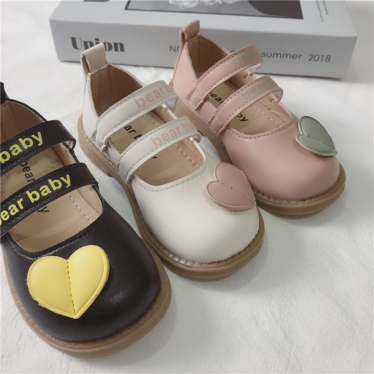 Giày Da Đế Mềm Đáng Yêu Cho Bé Gái 1-3 Tuổi
