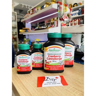 Hộp đựng viên Cranberry- Nam Việt Quất Jamieson
