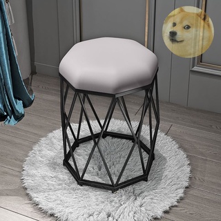 Ghế bàn trang điểm, decor kim loại, sắt: Ghế, đôn kim cương