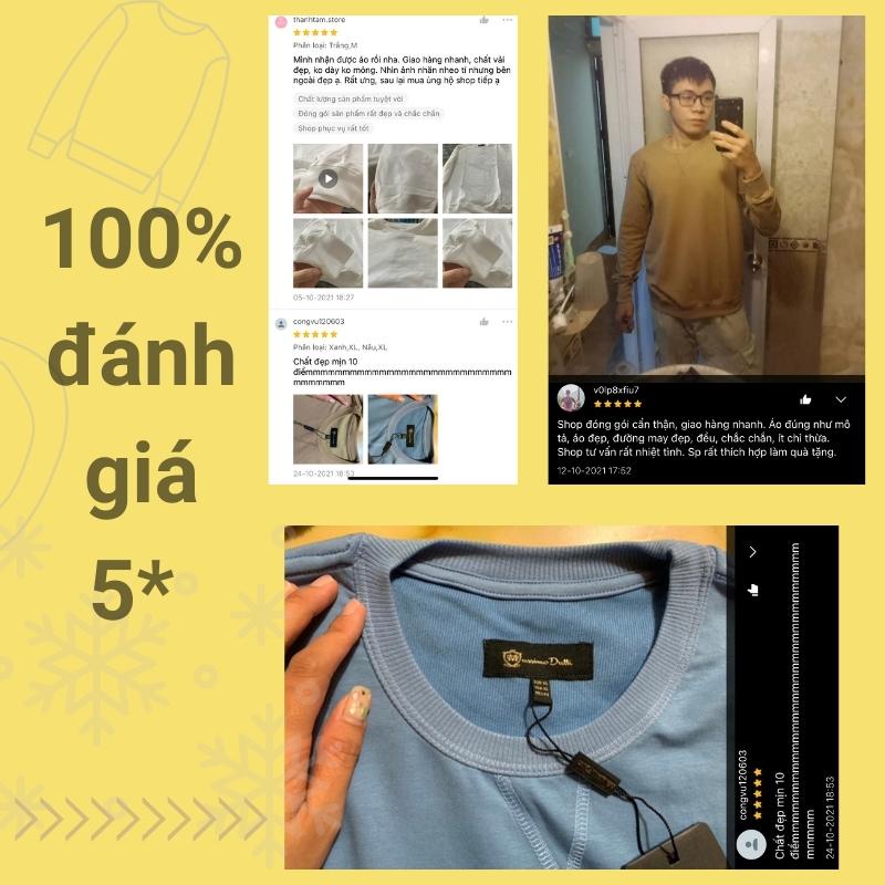 Áo Nỉ Dài Tay Nam Pelle Dáng Sweater Cổ Tròn 4 Màu Phong Cách Thời Trang Chất Liệu Nỉ Da Cá Kiểu Dáng Trẻ Trung | BigBuy360 - bigbuy360.vn