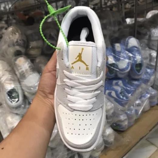 Giày thể thao AIR JORDAN 1 Low Paris thấp cổ màu xám xanh cực đẹp