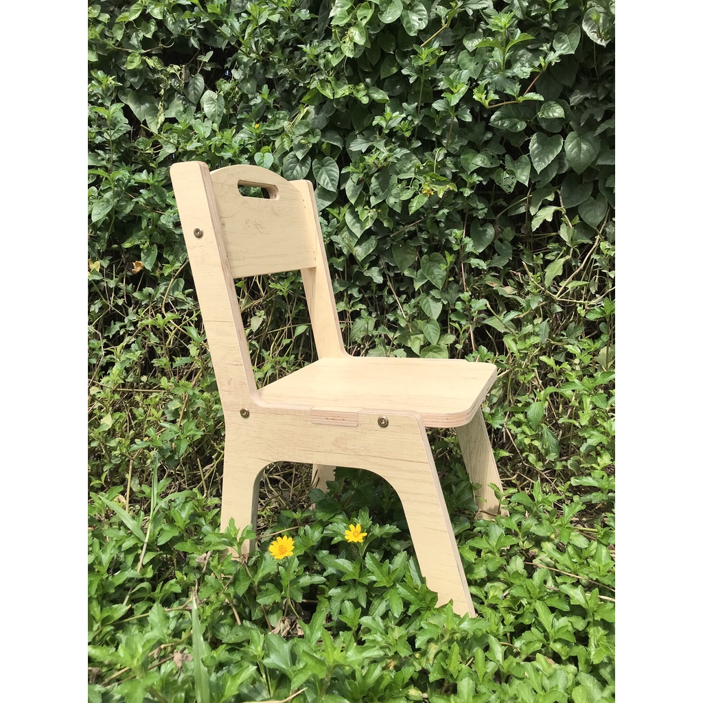 Ghế Trẻ Em Gỗ Plywood Có 4 Size S,M,L,XL- Fuji shop