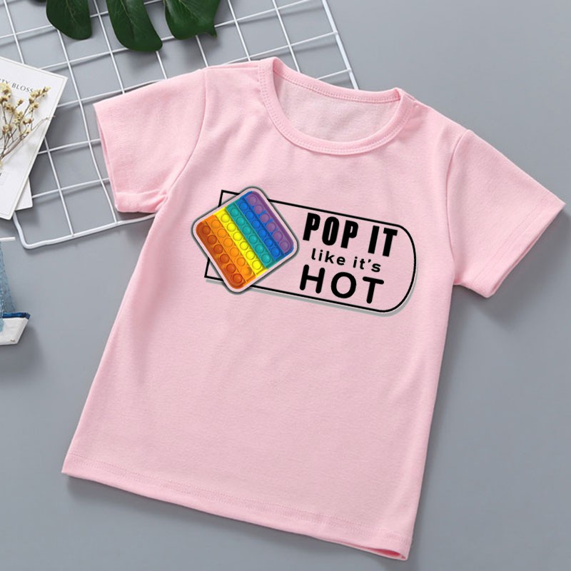 ÁO THUN POP IT POPIT UNISEX  PHÔNG NAM NỮ GIA ĐÌNH CẶP ĐÔI CÓ SIZE TRẺ EM CHO BÉ TRAI GÁI AOMIVN