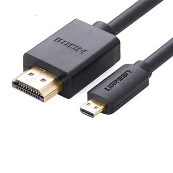 Cáp chuyển đổi tín hiệu Micro HDMI sang HDMI Ugreen 30102 (dài 1.5m)