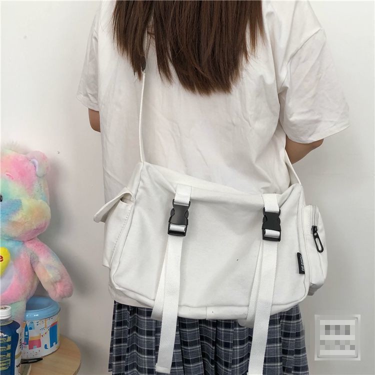 Túi Xách Canvas Cỡ Lớn Phong Cách Retro Dễ Phối Đồ Thời Trang Cho Nữ