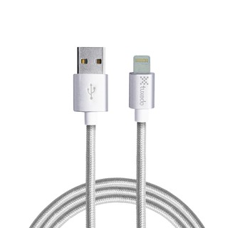 Dây cáp sạc điện thoại Tuxedo Lightning bọc dù 1M (sạc nhanh, siêu bền, chống xoắn)