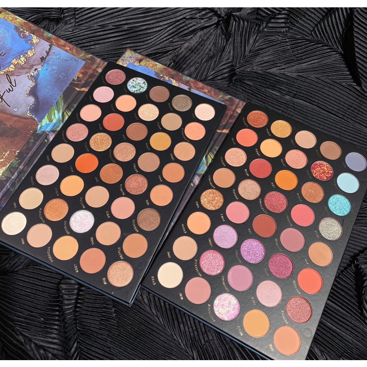 Bảng phấn mắt 40 màu lì và ánh nhũ kết hợp trang điểm mắt khói kháng nước | BigBuy360 - bigbuy360.vn