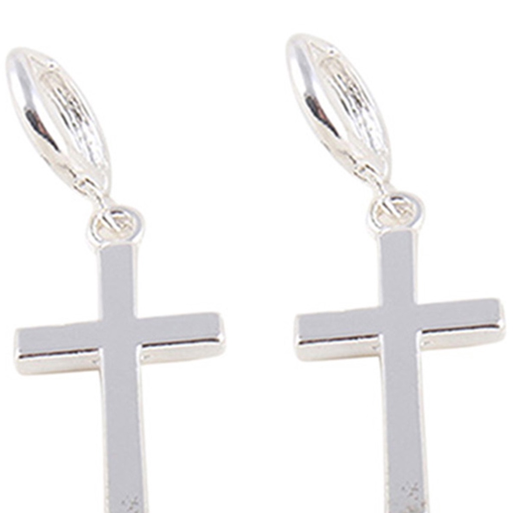 Hoa tai dáng dài hình thánh giá cho nữ