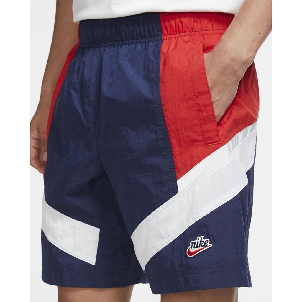 [FREESHIP_ĐƠN530K] QUẦN SHORT NIKE WINDRUNNER+ SHORTS XANH NAVY PHỐI ĐỎ