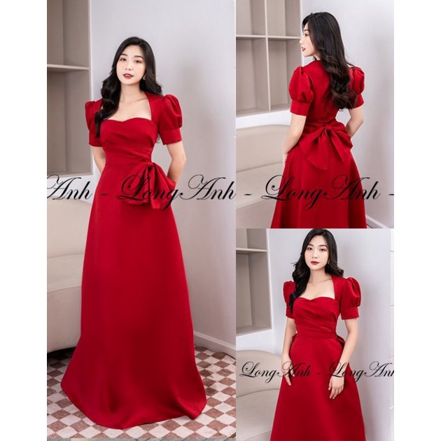 váy cưới cổ u phối nơ rời gắng được nhiều vị trí