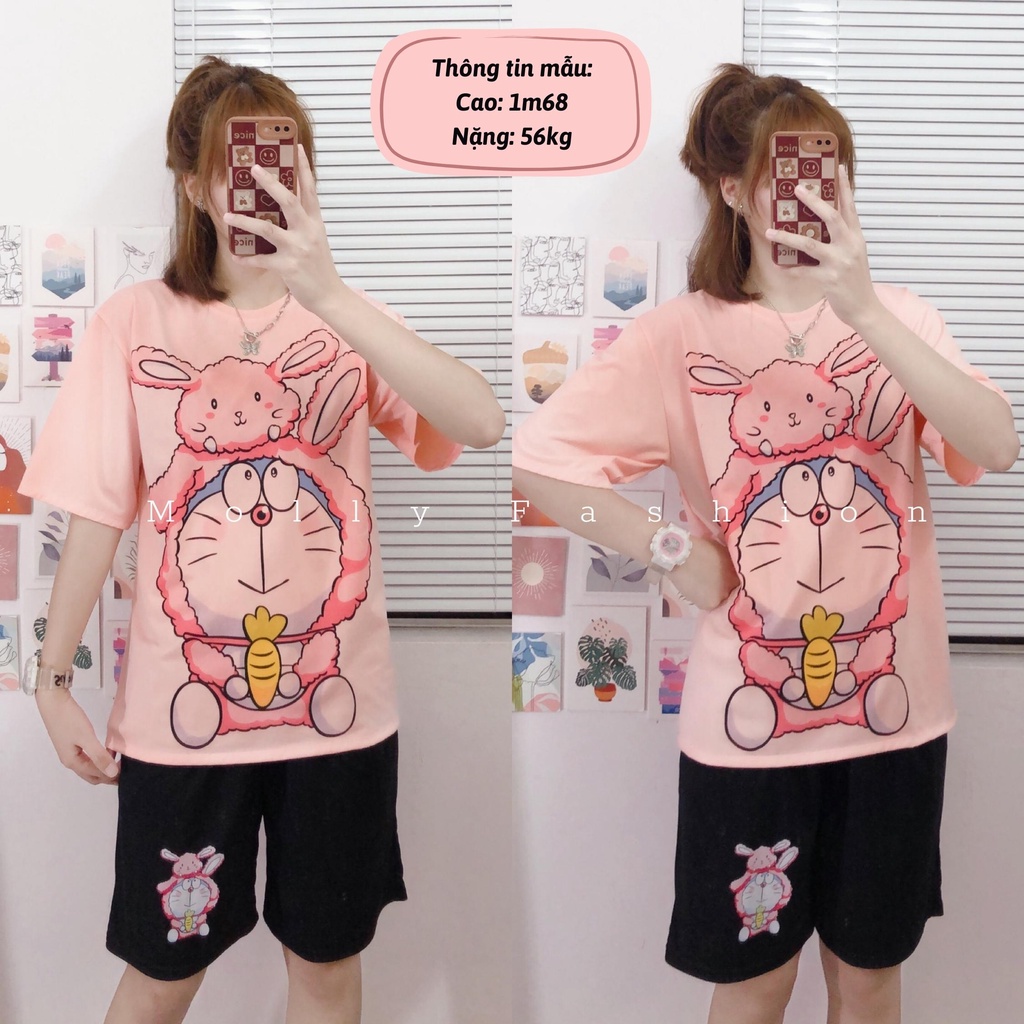 Set đồ bộ hoạt hình ❤️ Bộ mặc nhà NHIỀU MẪU BST01 Freesize nam nữ Molly Fashion
