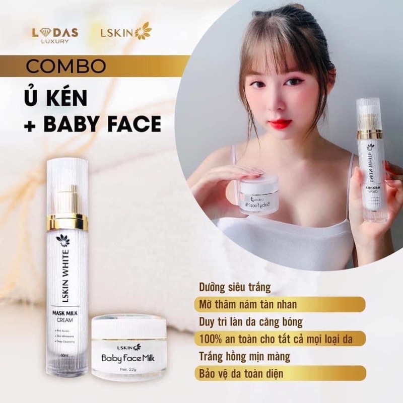 Compo Ủ Kén Và Kem Baby Face Chính Hãng