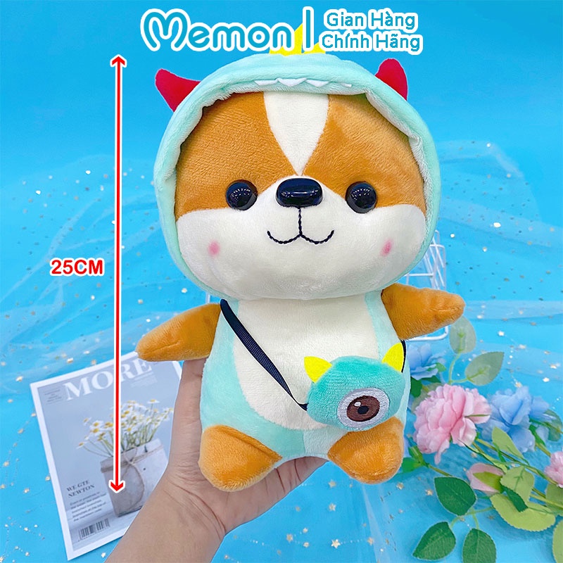 Gấu Bông Mini Shiba Cosplay Cao Cấp Memon