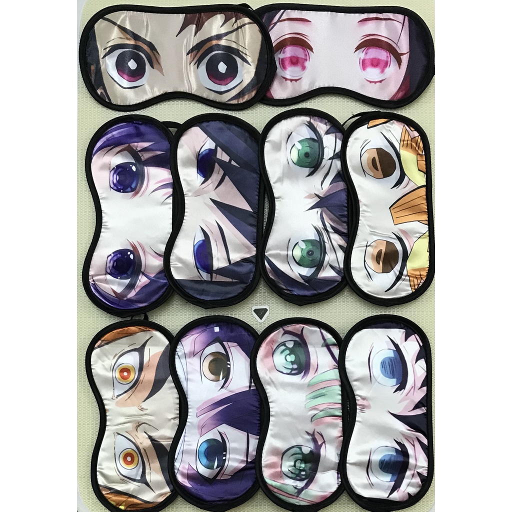 OtakuTPstore Bịt mắt ngủ anime hoạt hình Jujutsu Kaisen One Piece Kimetsu no Yaiba Tokyo Revengers