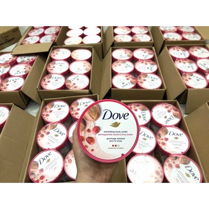 Tẩy Da Chết Toàn Thân, Body DOVE Creme Dusch Peeling - bản Mỹ