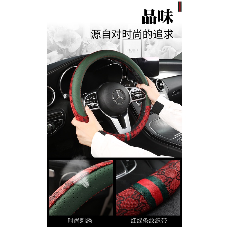 Xe hơi bọc da sợi carbon bọc vô lăng Phụ kiện nội thất 38cm cho Toyota CHR Vios Yaris Camry Corolla Car Styling