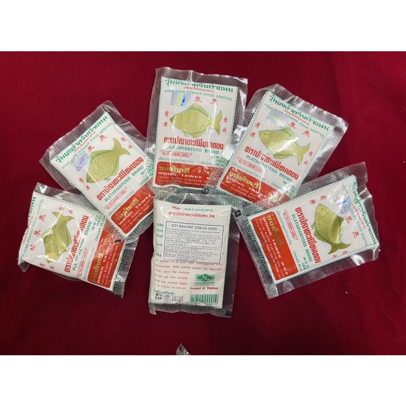 Bột rau câu con cá thái lan (gói 25gr)