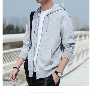 Hot 2020 Hot! Áo Khoác Hoodie Nam Tay Dài Có Khoá Kéo