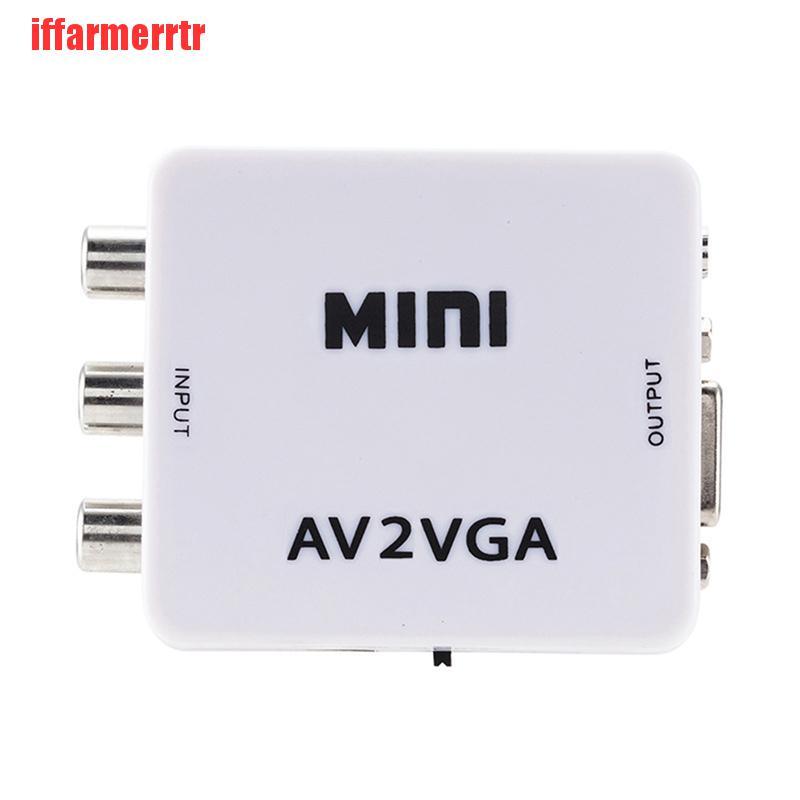 Bộ Chuyển Đổi Video Av Rca Sang Vga Hd 1080p Chất Lượng Cao