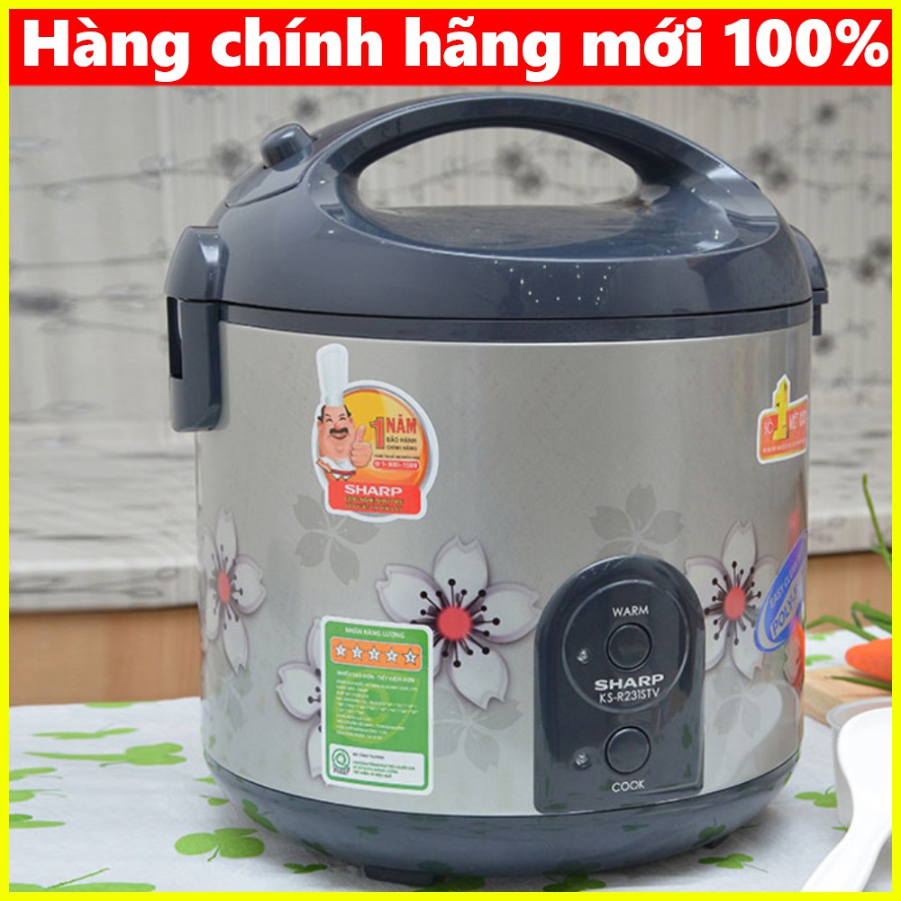 Nồi cơm điện Sharp KS-R231STV-Hàng chính hãng mới 100%