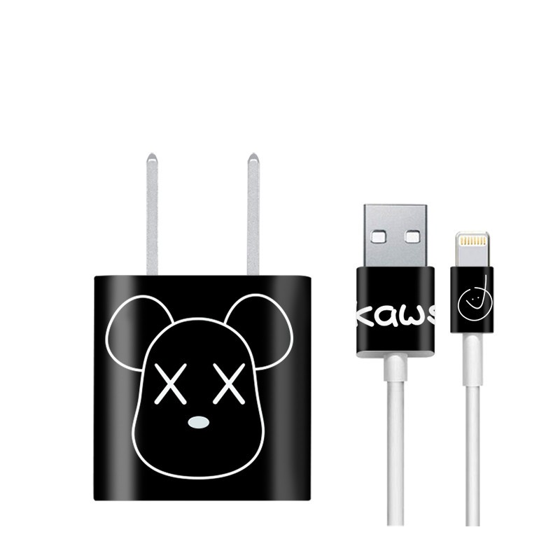 Miếng Dán Dây Và Cục Sạc Cho táo IP5w 18w 6/7/8/Plus Xs Max Xr 11 Pro