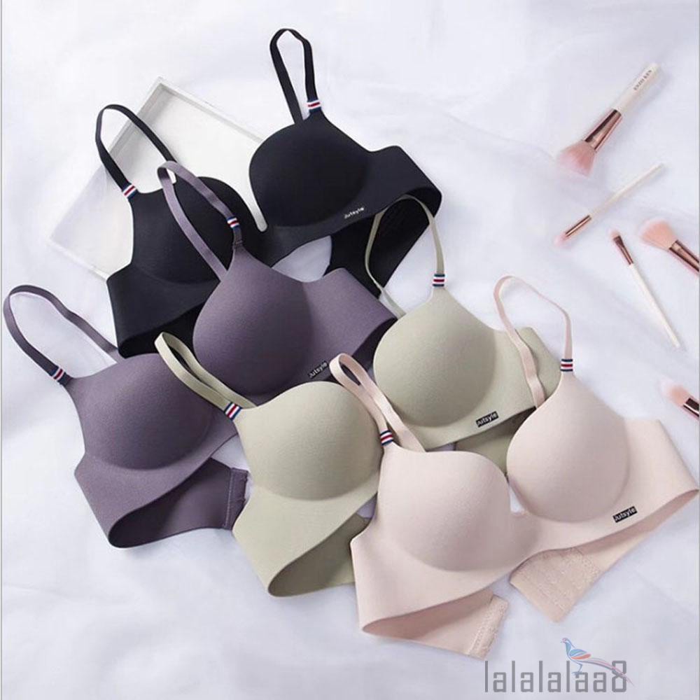 Áo Lót Một Mảnh Không Đường May Màu Sắc Trơn Có Dây Đeo Vai Điều Chỉnh Được Cho Nữ Laa8-Dz