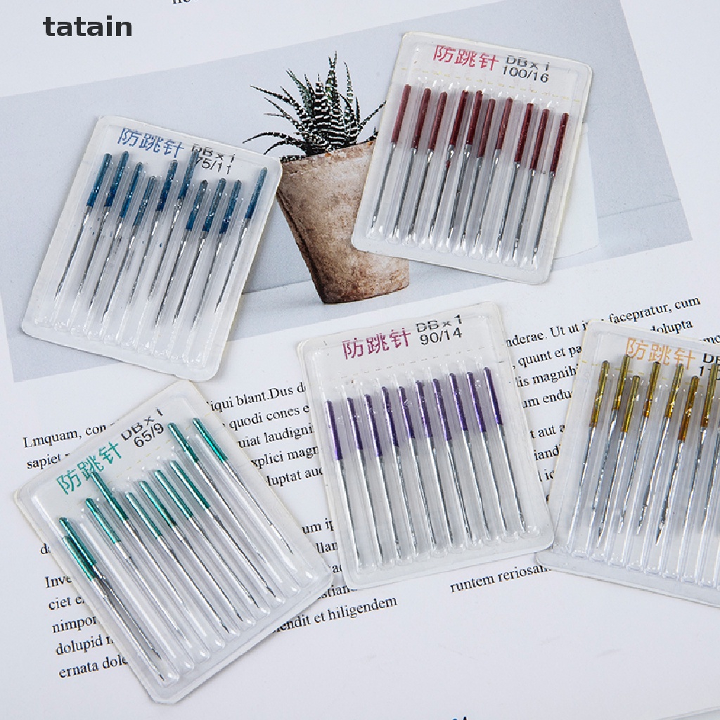[TAT] 10PCS Sewing Stretch Cloth Machine Anti-jump Needle Elastic Cloth Sewing Needle CVX