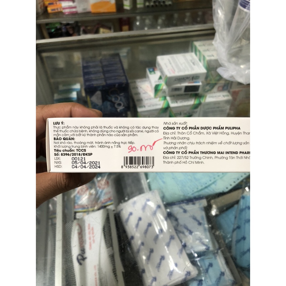 INTEND CANXI NANO gồm Vitamin K2-MK7, Vitamin D3 - hỗ trợ phát triển chiều cao, xương chắc khỏe - hộp 30 viên