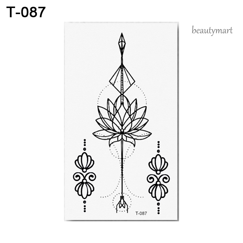 [Hàng mới về] Miếng dán hình xăm tạm thời hình học kháng nước