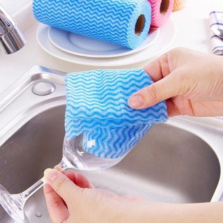 Cuộn khăn giấy lau đa năng 50 tờ