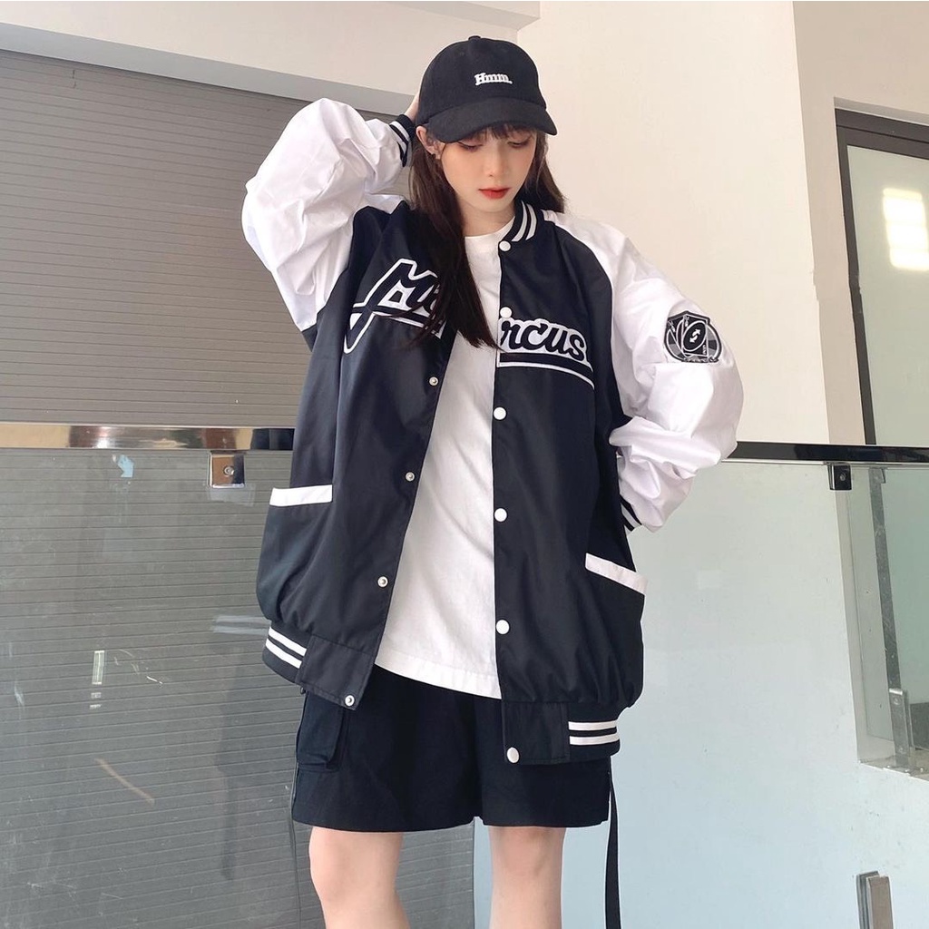 Áo khoác Bomber Marcus KA Closet chất nỉ ngoại dầy dặn, túi bổ cơi, in đẹp kiểu dáng raplang trẻ trung năng động hot
