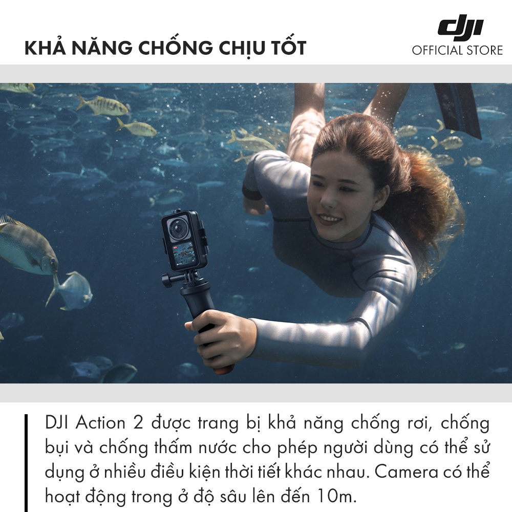 Máy quay hành trình DJI Osmo Action 2 - Hàng Chính Hãng Bảo Hành 12 Tháng | BigBuy360 - bigbuy360.vn