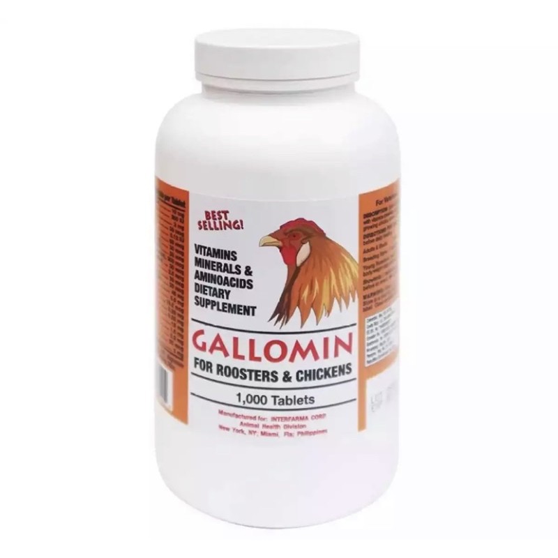 GALLOMIN (chiếc lẻ 20v) - VITAMIN ĂN UỐNG KHỎE, TƯƠI, SUNG TÚC GÀ