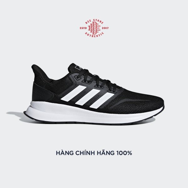 Giày Sneaker Thể Thao Nữ Adidas Wmns Runfalcon 'Core Black' - Dee Store VN