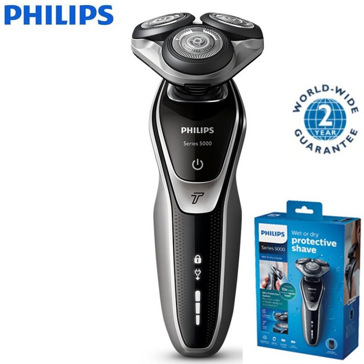 Máy cạo râu, dùng khô và ướt. Thương hiệu cao cấp Philips S5370/04 - Xuất xứ: Hà Lan (Bảo hành chính hãng: 24 THÁNG)