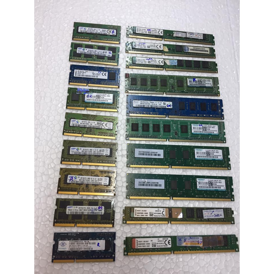 RAM DDR3 2G 4G Buss 1333 Bus 1600 CHO PC VÀ LAPTOP