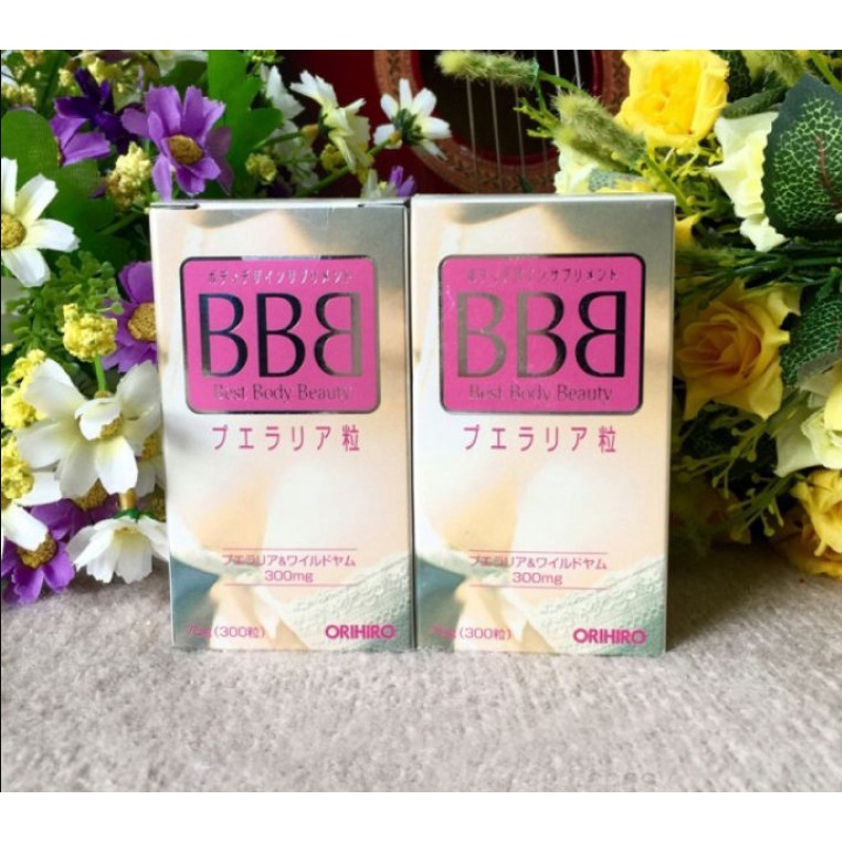 Viên uống nở ngực Orihiro BBB Best tăng vòng1 hiệu quả săn chắc ngực nâng ngực chống chảy xệ nở ngực hồng nhũ hoa