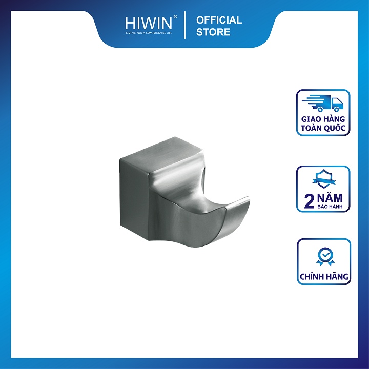 Móc treo khăn, quần áo inox 304 mặt mờ HIWIN Y-237