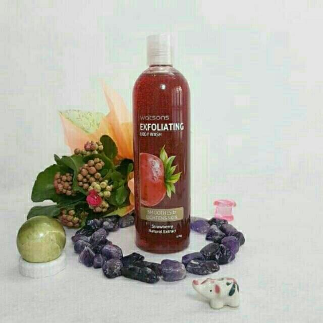 Sữa tắm cát Watsons với 3 hương: Dâu, kiwi & cam