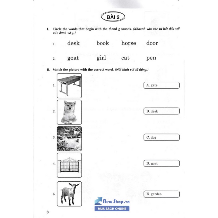 Sách - Vở Ôn Tập Hè Tiếng Anh 1 - Theo Chương Trình Giáo Dục Phổ Thông Mới