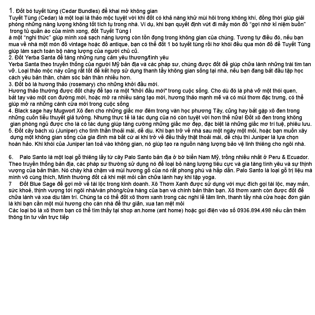Xô Thơm Tuyết Tùng (Cedar Smudge) Xông Nhà Mới &amp; Bảo Vệ Gia Chủ l XÔ THƠM THANH TẨY