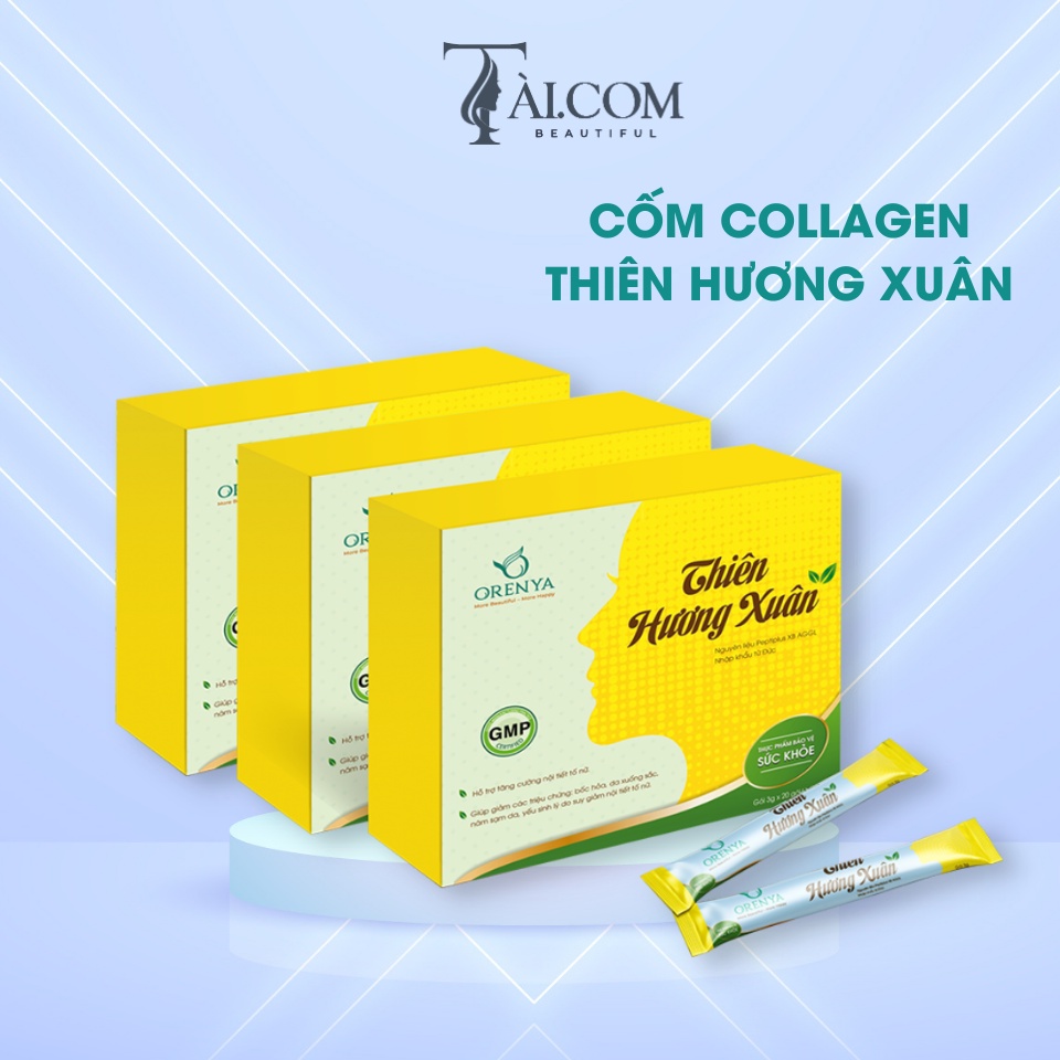 Cốm Collagen Thiên Hương Xuân – Bổ Sung Nội Tiết Tố Nữ, Hỗ Trợ Giảm Nám Sạm Da, Làm Đẹp Da