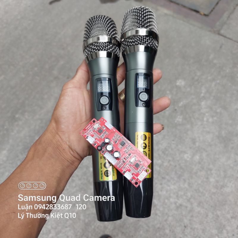 Micro Loa Kéo Kim Loại UHF Đổi Tần Số