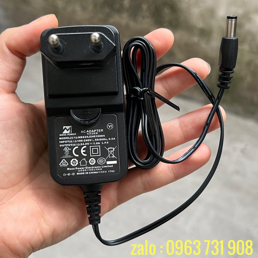 Adapter nguồn DC 24v 1000ma- 24v 1a loại tốt