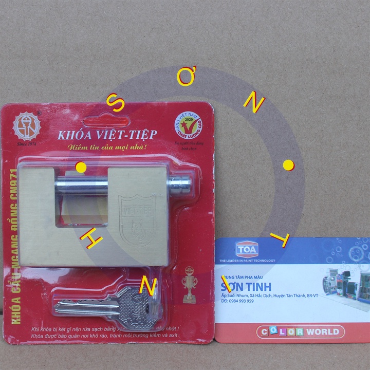Khoá cầu ngang đồng việt tiệp CN 974 971 05203 982